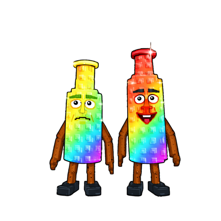 Rainbow Ketchuru and Musturu