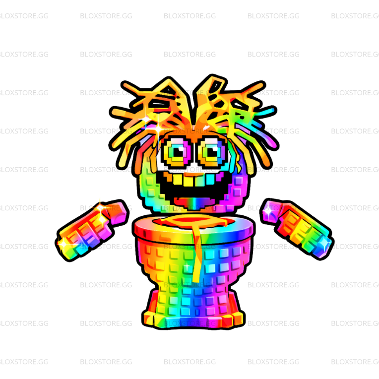 Rainbow Spaghetti Tualetti